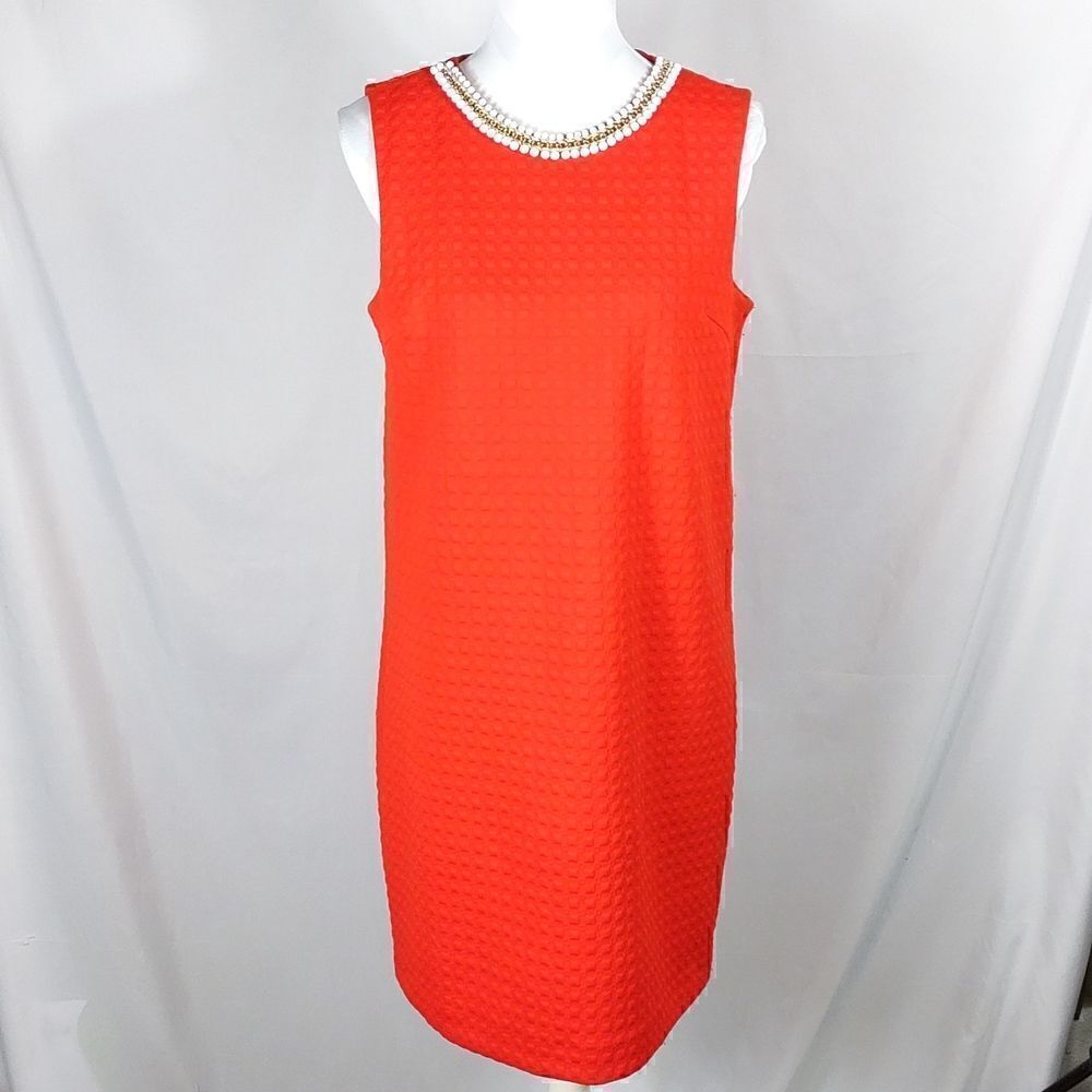Cynthia Rowley Beaded Sleeveless Shift Dress
